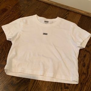 KITH Cropped White Tee